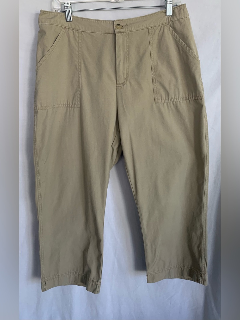 Woolrich Women's Cropped Tan Utility Pants